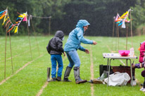 Henley-on-Thames - 22 June 2013 / Jess and Oscar getting wet at the Wellie wanging...