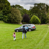 Greys Court - 23 June 2013 / One rare photo of our car... nothing interesting, just a Golf...