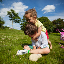 Henley-on-Thames - 29 June 2013 / Alana abusing Oscar's kindness...