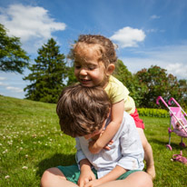 Henley-on-Thames - 29 June 2013 / Alana abusing Oscar's kindness...