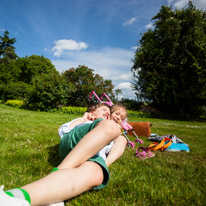 Henley-on-Thames - 29 June 2013 / Alana abusing Oscar's kindness...