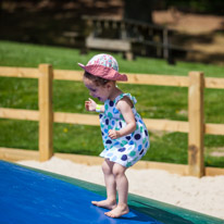 Bucklebury Farm - 30 June 2013 / Alana bouncing