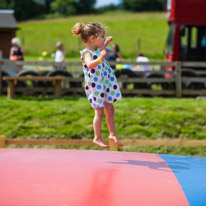 Bucklebury Farm - 30 June 2013 / Alana bouncing