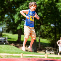 Bucklebury Farm - 30 June 2013 / Oscar bouncing