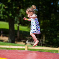 Bucklebury Farm - 30 June 2013 / Alana bouncing