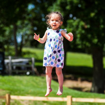 Bucklebury Farm - 30 June 2013 / Alana bouncing