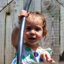 Bucklebury Farm - 30 June 2013 / Alana playing around