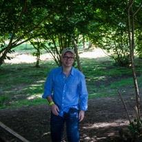 Bucklebury Farm - 30 June 2013 / Building a den in the forest