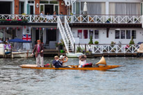 Henley-on-Thames - 06 July 2013 / Punt boat on the river