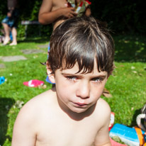 Shillingford - 13 July 2013 / Oscar looking a bit cold after hours in the pool