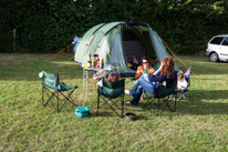 Oakland Farm Campsite - 02 August 2013 / Back at the Campsite with Jane