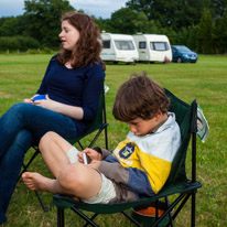 Oakland Farm Campsite - 02 August 2013 / Oscar socialising virtually