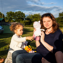 Oakland Farm Campsite - 02 August 2013 / Alana, Jane and Susie Sheep