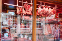 Newbury - 03 August 2013 / A butcher in Newbury