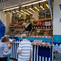 Newbury - 03 August 2013 / Market day and I loved this butcher in his truck