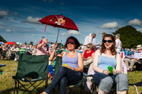 Highclere Castle - 03 August 2013 / Jess protecting herself from the sun...