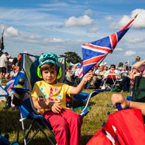 Highclere Castle - 03 August 2013 / Oscar with his flag