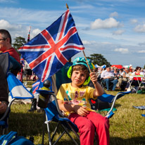 Highclere Castle - 03 August 2013 / Oscar with his flag