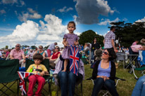 Highclere Castle - 03 August 2013 / Alana waving her flag