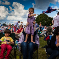 Highclere Castle - 03 August 2013 / Alana waving her flag