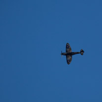 Highclere Castle - 03 August 2013 / A spitfire