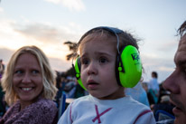 Highclere Castle - 03 August 2013 / Alana with her ear defenders