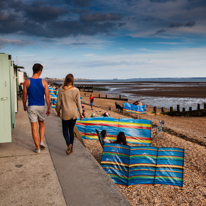 Seaside / Couple walking by the sea