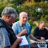 Hill Head - 09 August 2013 / The moths experts at work