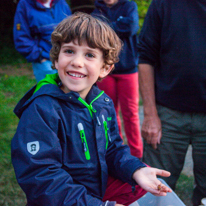 Hill Head - 09 August 2013 / Oscar with a moth on his hand...