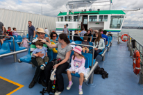 Portsmouth - 09 August 2013 / Abby, Richard, Thomas, Amelia, and us on the Ferry