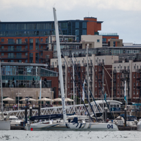 Portsmouth - 09 August 2013 / Gitana XV ready for the Fastnet.
