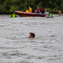 Hurley - 17 August 2013 / early swimming after a capsize in the cold water of the river Thames
