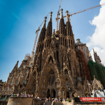 Barcelona - 23 August 2013 / Sagra de la Familia in Barcelona.