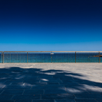 Barcelona - 23 August 2013 / Urban and square by the Olympic port of Barcelona