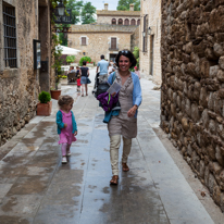 Peratallada - 26 August 2013 / Alana and Jess in the streets of Peratallada