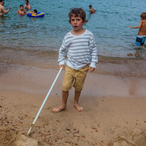 Begur - 28 August 2013 / Oscar playing on the beach
