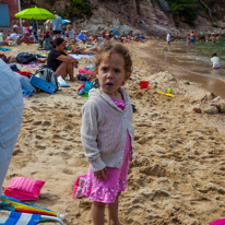 Begur - 28 August 2013 / Alana on the beach of Aiguablava