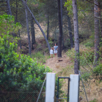 Begur - 28 August 2013 / Jess and Oscar in the woods around the house