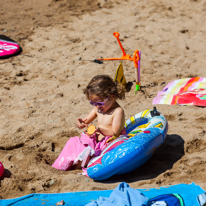 Sa Riera - 29 August 2013 / Alana playing on the beach