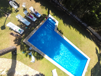 Begur - 30 August 2013 / The swimming pool in Begur from the sky...