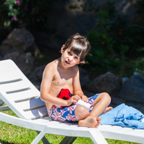 Begur - 30 August 2013 / Oscar by the swimming pool