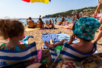 Calella de Palafrugell - 31 August 2013 / Alana and Oscar at the beach