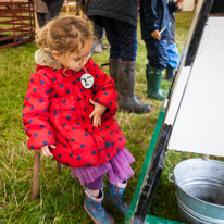 Henley-on-Thames - 14 September 2013 / Alana milking a virtual cow... She is not that convinced