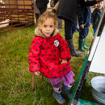 Henley-on-Thames - 14 September 2013 / Alana milking a virtual cow... She is not that convinced