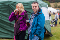 Henley-on-Thames - 14 September 2013 / Our friends Kristina and Chris enjoying a local ale...