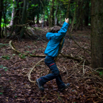 Greys Court - 15 September 2013 / Oscar playing like Tarzan