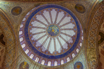 Istanbul - 3-5 October 2013 / The mihrab of the blue mosque. What a beautiful interior