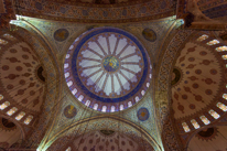 Istanbul - 3-5 October 2013 / The mihrab of the blue mosque. What a beautiful interior