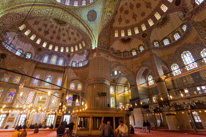 Istanbul - 3-5 October 2013 / The mihrab of the blue mosque. What a beautiful interior