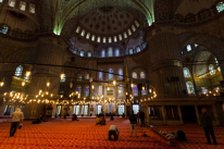 Istanbul - 3-5 October 2013 / The mihrab of the blue mosque. What a beautiful interior